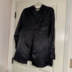 Elegant Black Button Down Shirt